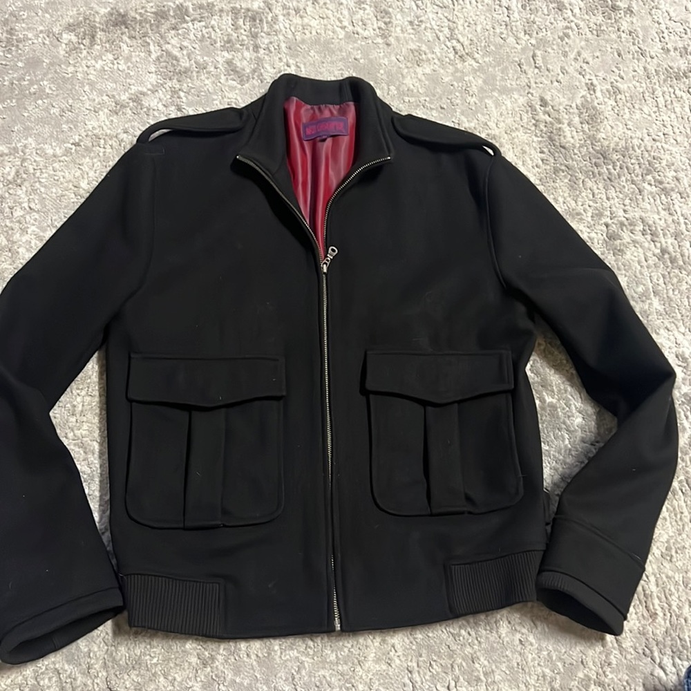 Men’s wool Lee Cooper zip up jacket. Size Med